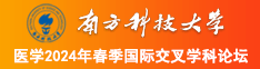 操女人逼视频鸡巴好大啊啊啊嗯哦南方科技大学医学2024年春季国际交叉学科论坛